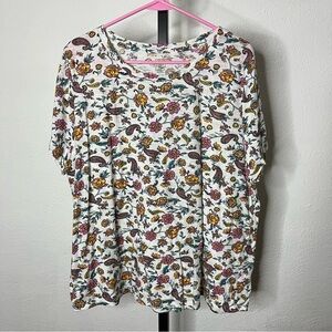 True Craft Floral T-Shirt Size 2xl